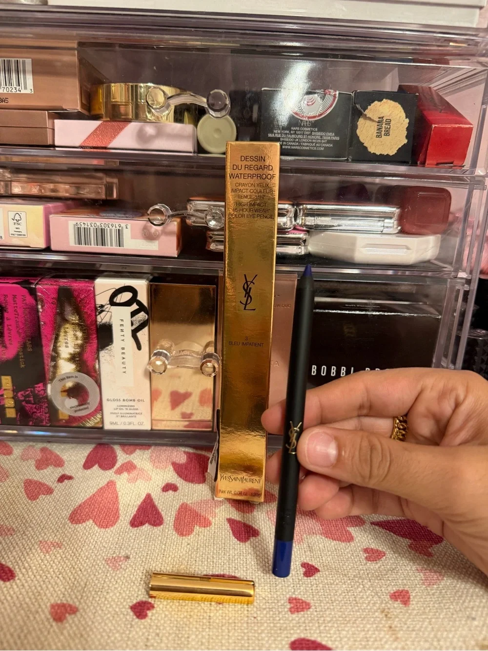 NWT Yves Saint Laurent Blue Waterproof high impact Eye pencil
